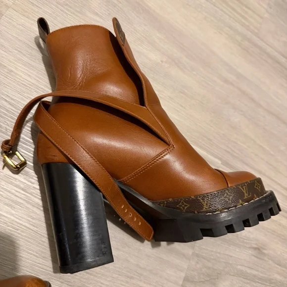 Louis Vuitton Star Trail Monogram Leather Boots - Picture 6 of 11